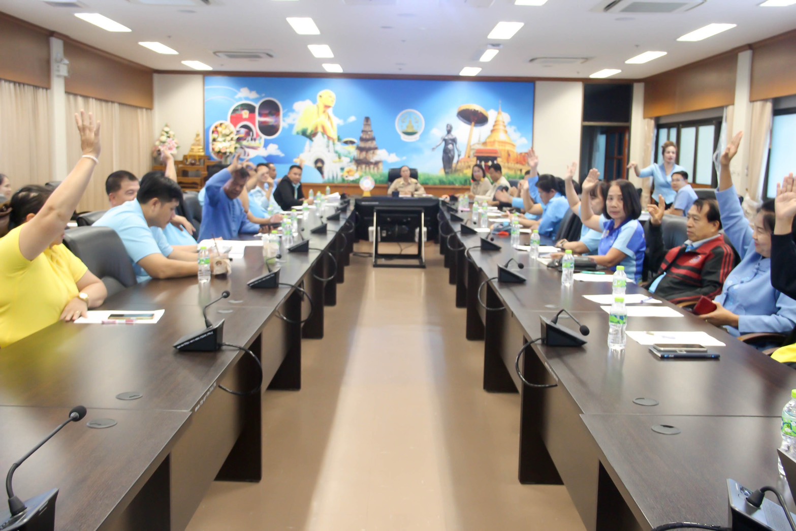 พช.บ้านโฮ่ง  ร่วมประชุมเครือข่ายกองทุนแม่ของแผ่นดินระดับจังหวัด ครั้งที่ 1/2569 เพื่อขับเคลื่อนกิจกรรมกองทุนแม่ของแผ่นดิน ประจำปีงบประมาณ พ.ศ. 2569